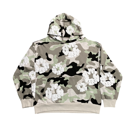 DENIM TEARS CAMO KHAKI HOODIE