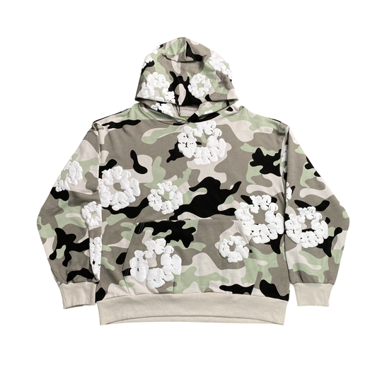 DENIM TEARS CAMO KHAKI HOODIE
