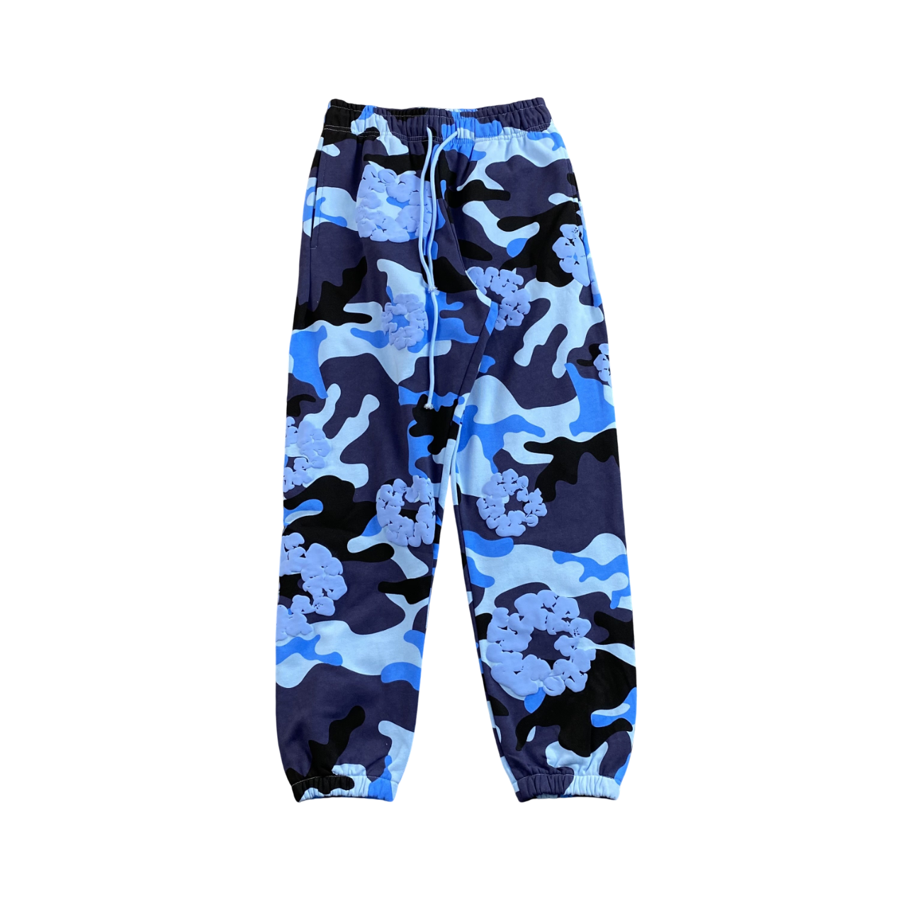 DENIM TEARS CAMO BLUE PANTS