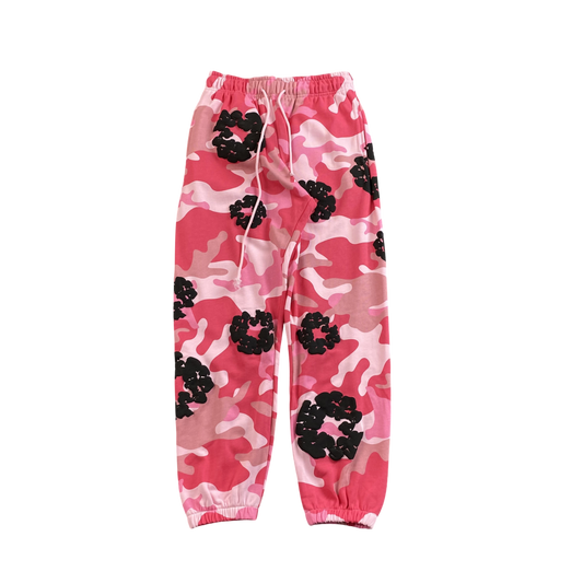 DENIM TEARS CAMO PINK/RED PANTS