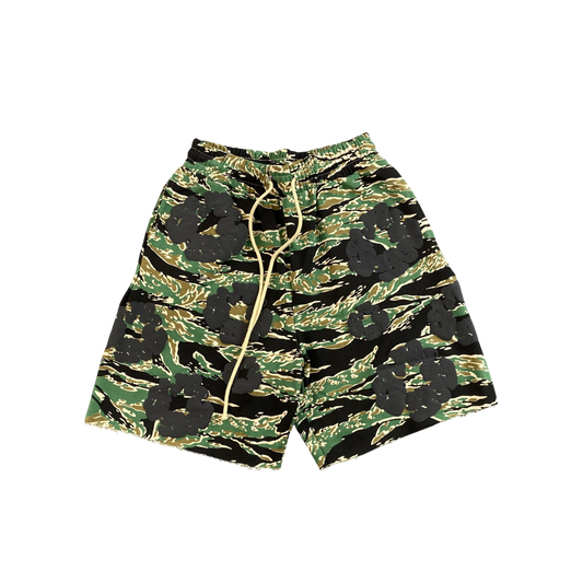 DENIM TEARS CAMO GREEN SHORT
