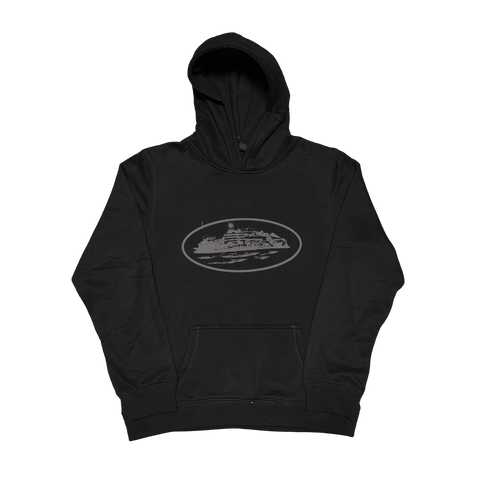 CORTEIZ MONO LOGO BLACK HOODIE