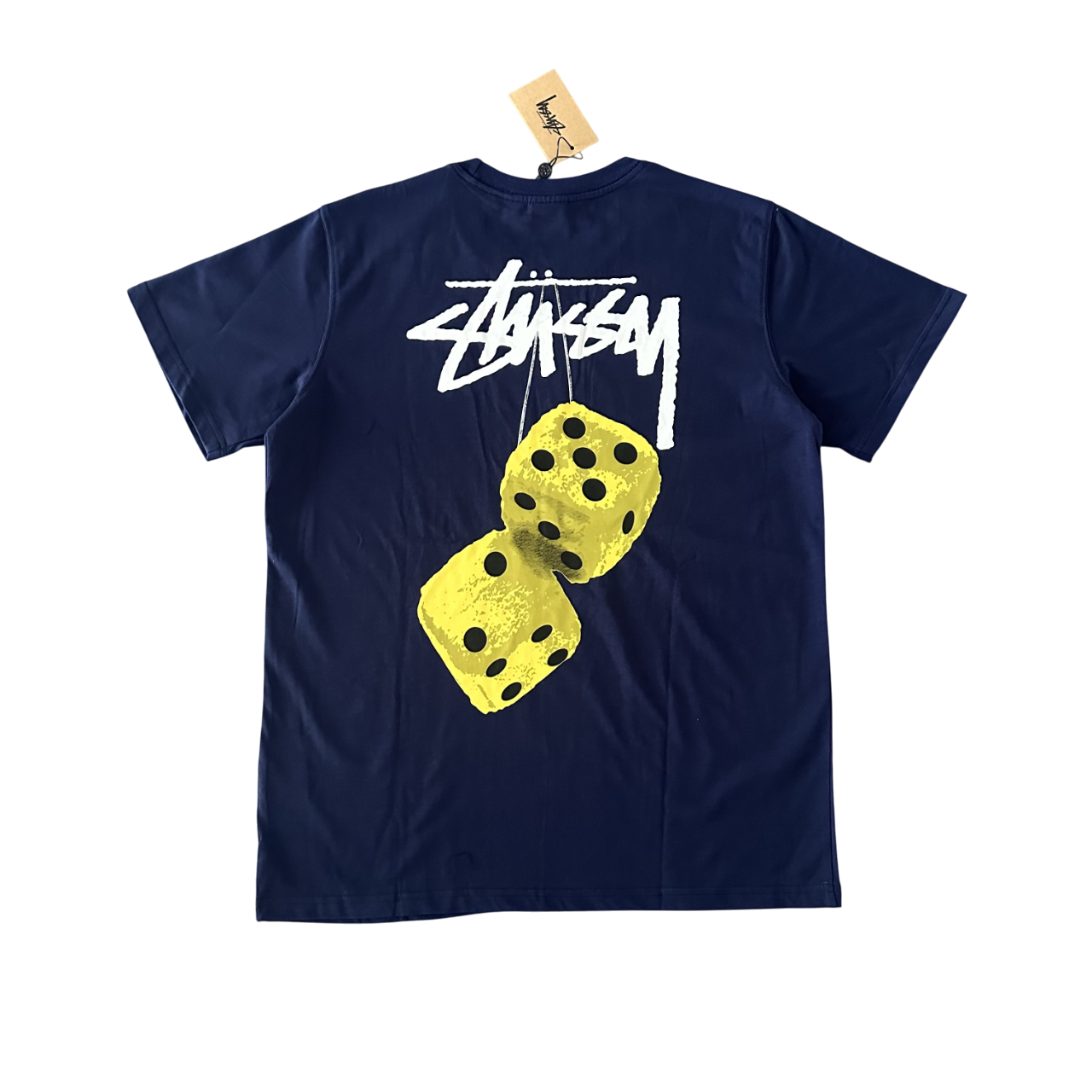 STUSSY CUBE SHIRT NAVY