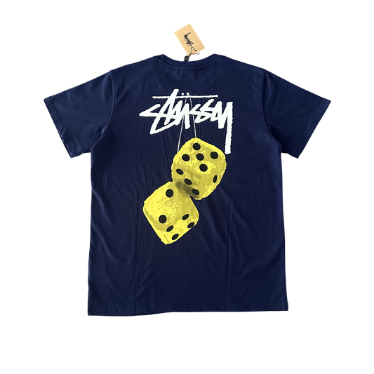 STUSSY CUBE SHIRT NAVY