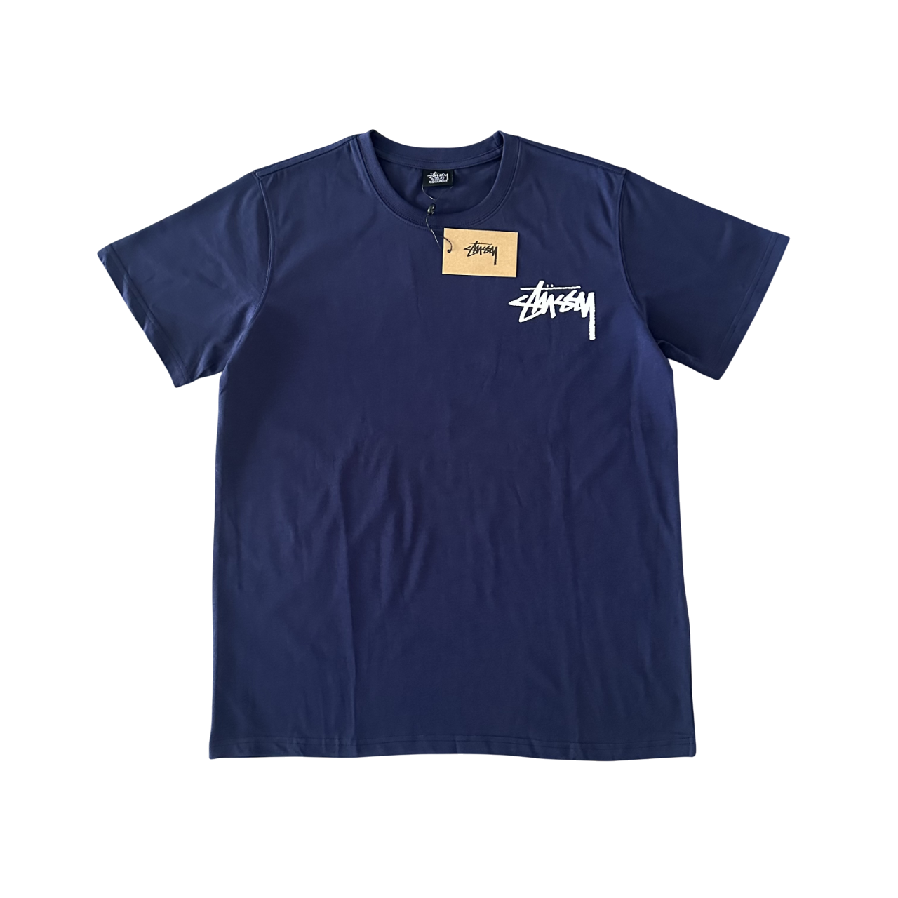 STUSSY CUBE SHIRT NAVY