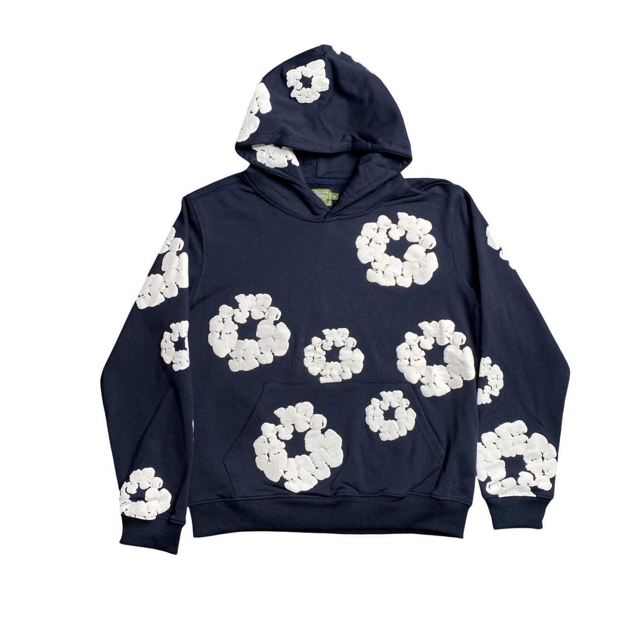 DENIM TEARS NAVY BLUE HOODIE