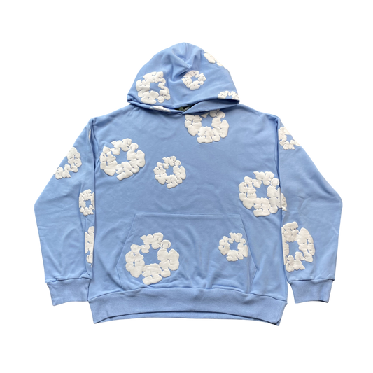 DENIM TEARS LAKE BLUE HOODIE