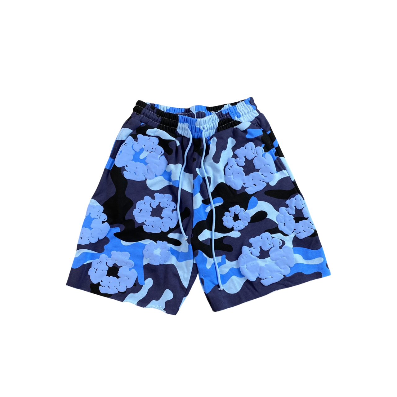 DENIM TEARS CAMO BLUE SHORTS