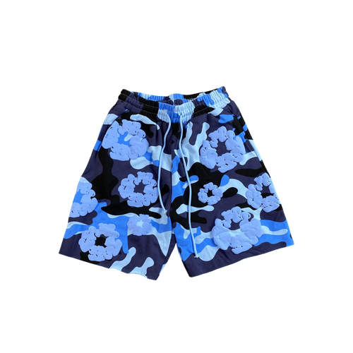 DENIM TEARS CAMO BLUE SHORTS