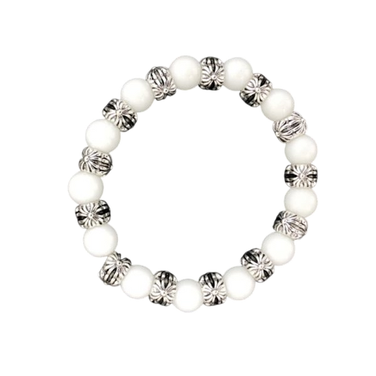 CHOME HEARTS FULL BEADED PEARL BRACELET size nan