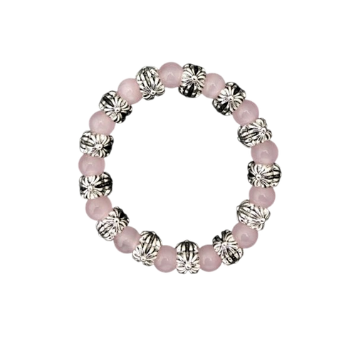 CHROME HEARTS FULL BEADED PINK BRACELET