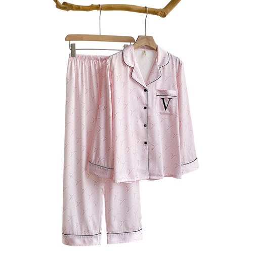 VICTORIAS SECRET SILK PINK NIGHT GOWN