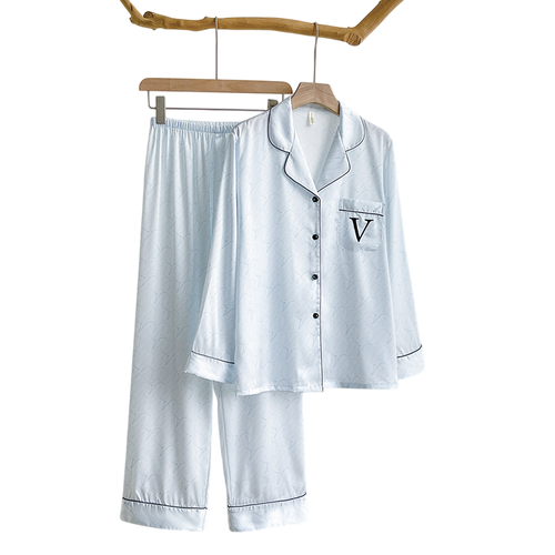 VICTORIAS SECRET SILK BABY BLUE NIGHT GOWN