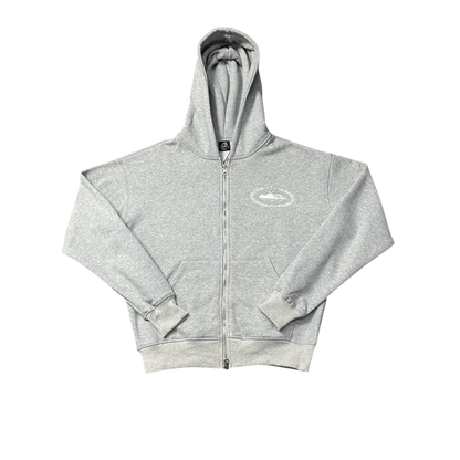 CORTEIZ GRAY ALCATRAZ ZIP UP