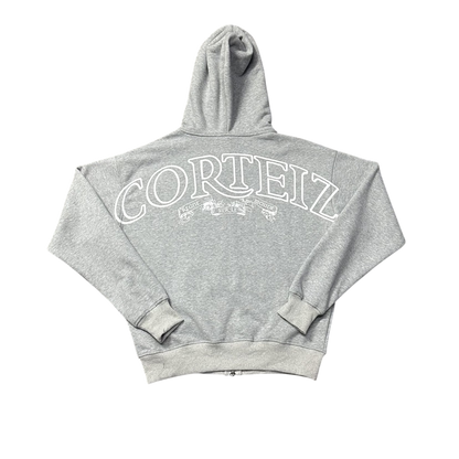 CORTEIZ GRAY ALCATRAZ ZIP UP