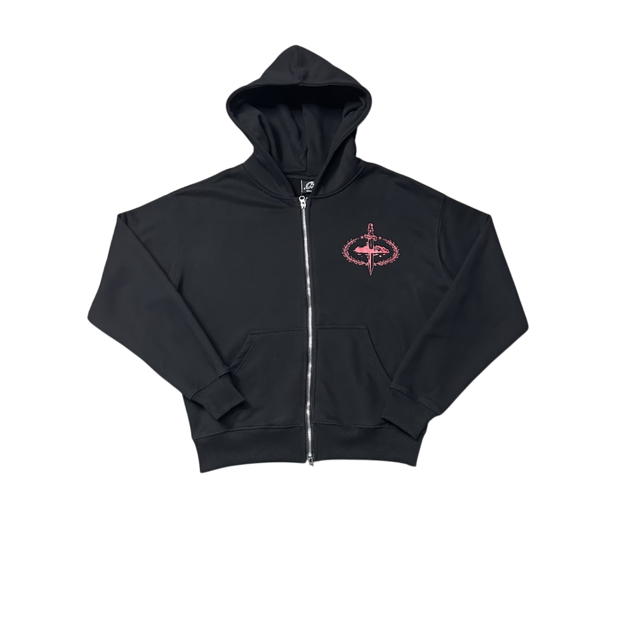 CORTEIZ BLACK RED SLAUGHTER GANG ZIP UP