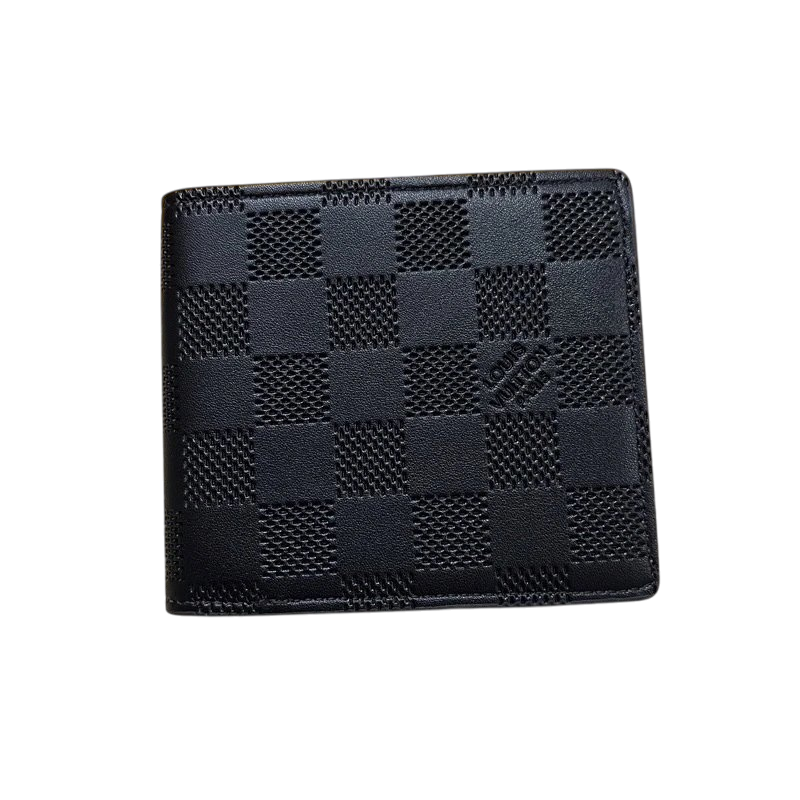LV CHECKERED EMBOSSED WALLET