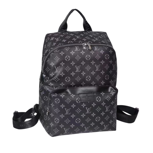 LV BLACK LOGO BACK PACK