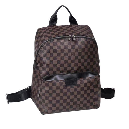 LV BROWN CHECKERED BACK PACK