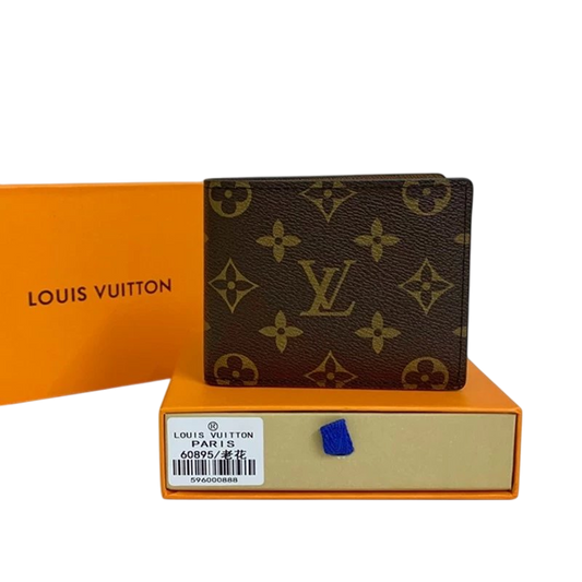 LV CLASSIC BROWN LOGO WALLET