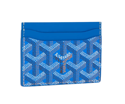 GOYARD CARD HOLDER BLUE