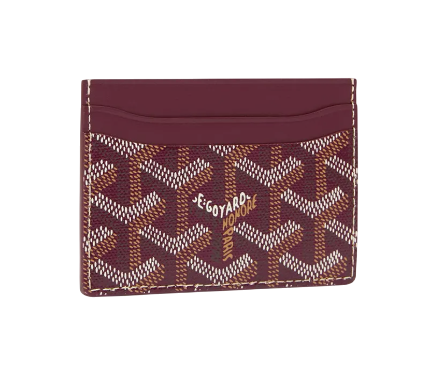 GOYARD CARD HOLDER BURGUNDY