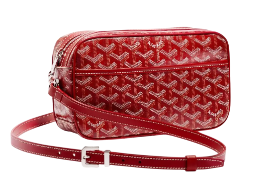 GOYARD CAP VERT BAG RED