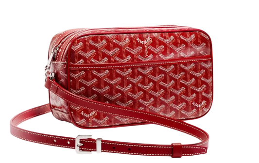 GOYARD CAP VERT BAG RED