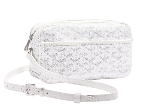GOYARD CAP VERT BAG WHITE