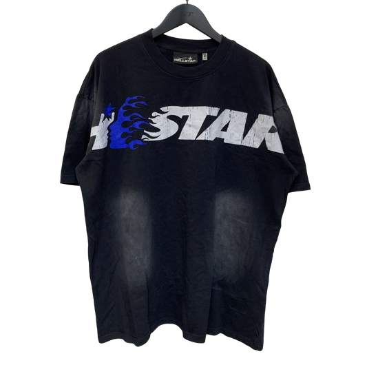 HELLSTAR STUDIOS TSHIRT BLACK BLUE