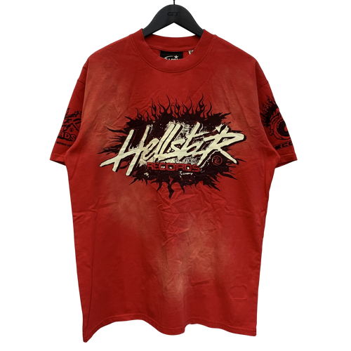 HELLSTAR STUDIOS TSHIRT RED SHIRT