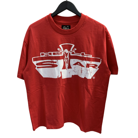 HELLSTAR STUDIOS TSHIRT WHITE RED SHIRT