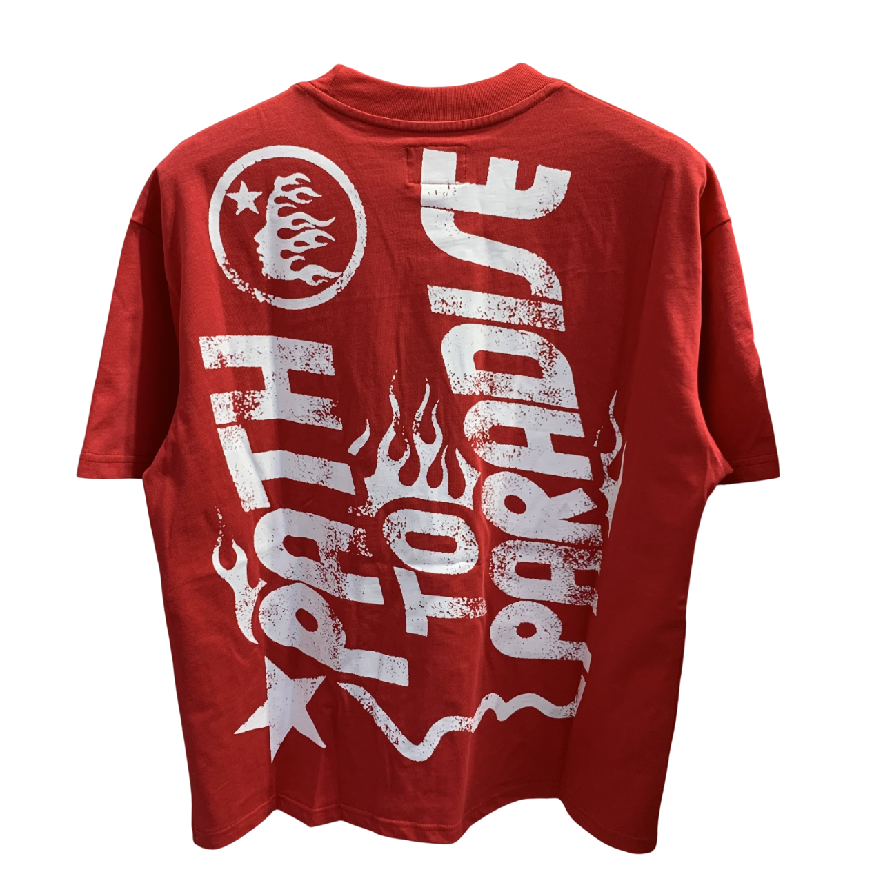 HELLSTAR STUDIOS TSHIRT WHITE RED SHIRT