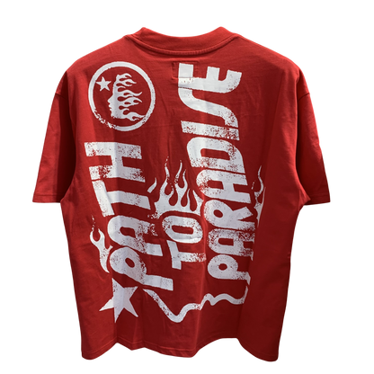HELLSTAR STUDIOS TSHIRT WHITE RED SHIRT