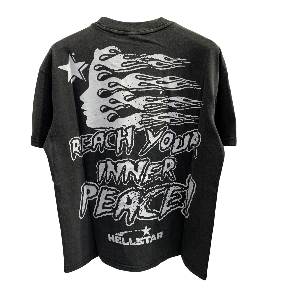 HELLSTAR STUDIOS TSHIRT INNER PEACE BLACK WHITE