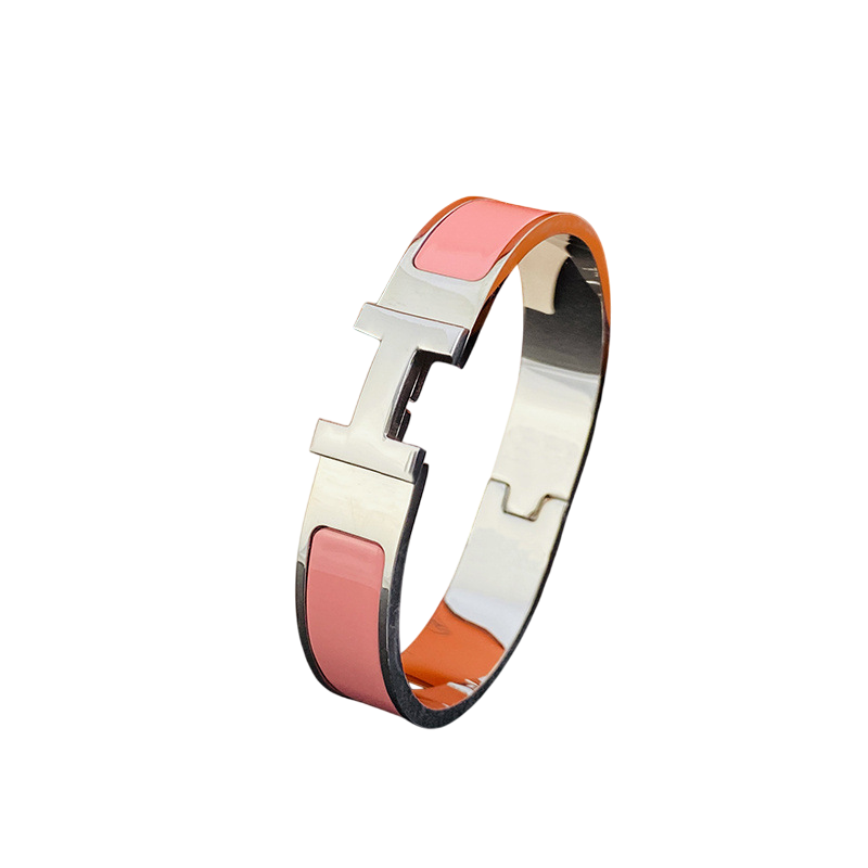 HERMES SILVER/PINK BRACELET