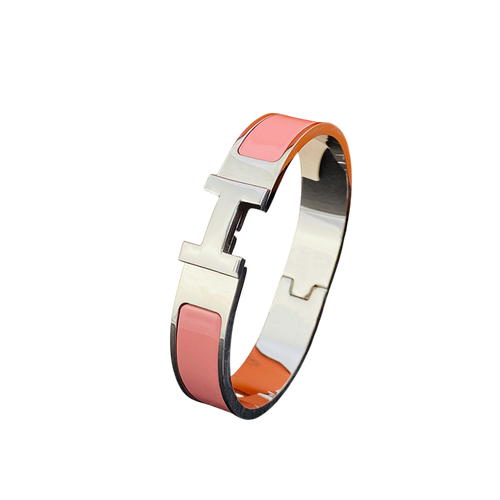 HERMES SILVER/PINK BRACELET