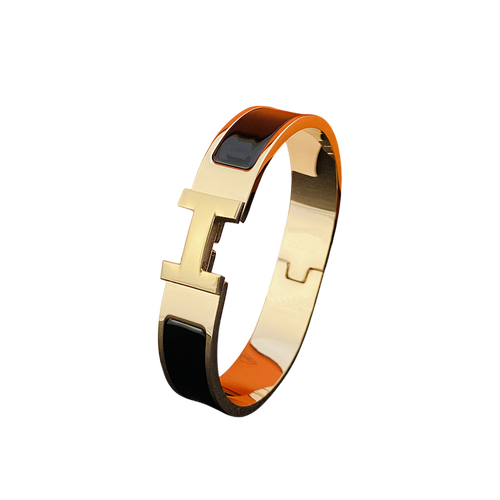 HERMES GOLD/BLACK BRACELET