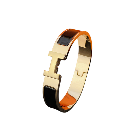 HERMES GOLD/BLACK BRACELET