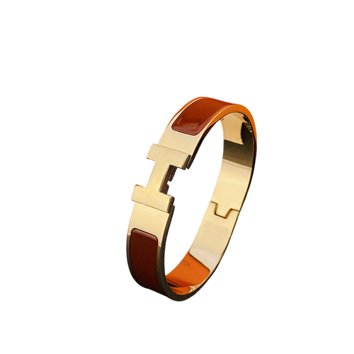 HERMES GOLD/WINERED BRACELET