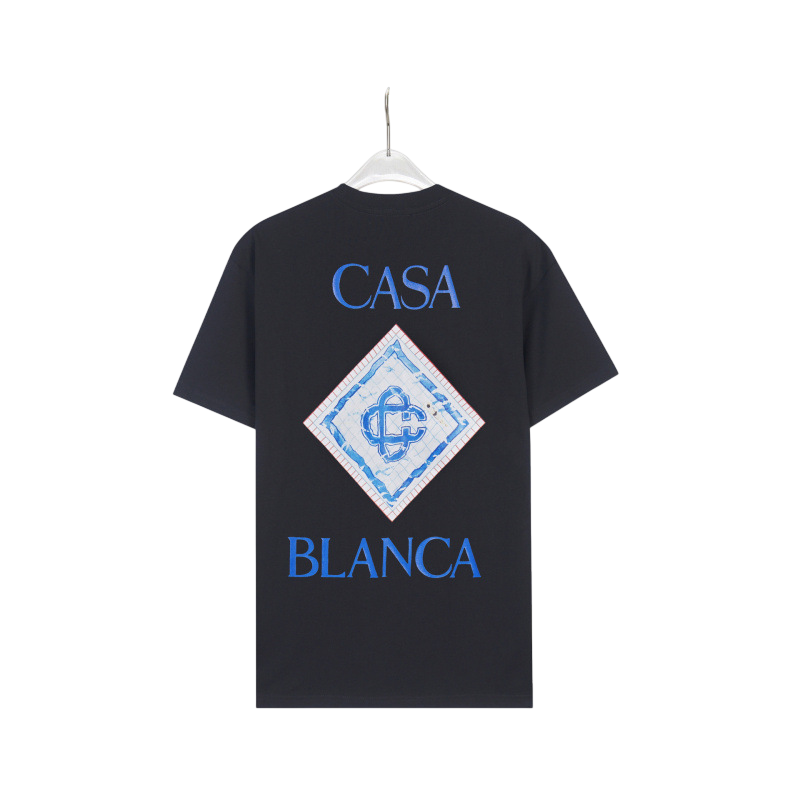 CASABLANCA DIAMOND CB SHIRT BLACK