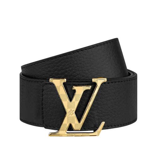 LV Belt Black And Gold