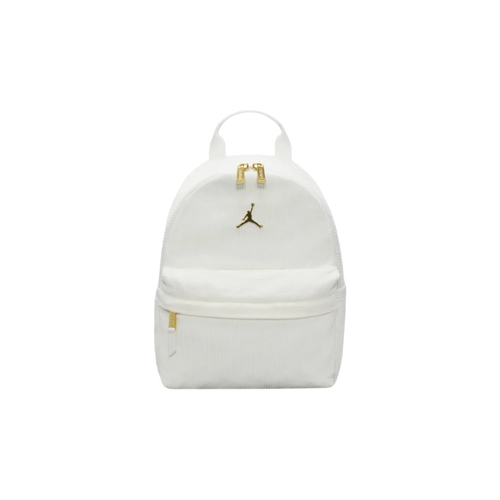 WHITE JORDAN MONOGRAM BACKPACK