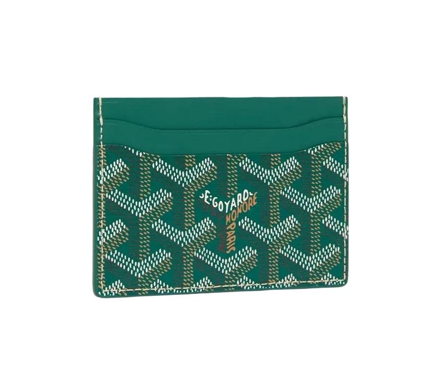 Goyard Card Wallet Green