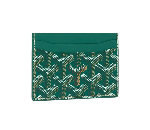 Goyard Card Wallet Green