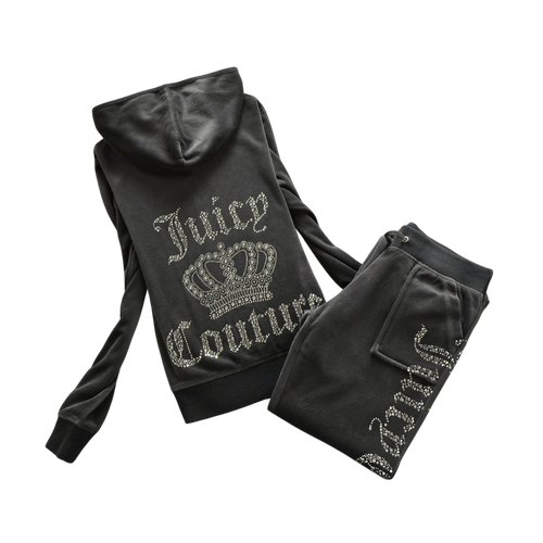 JUICY COUTURE CHARCOAL CROWN SET