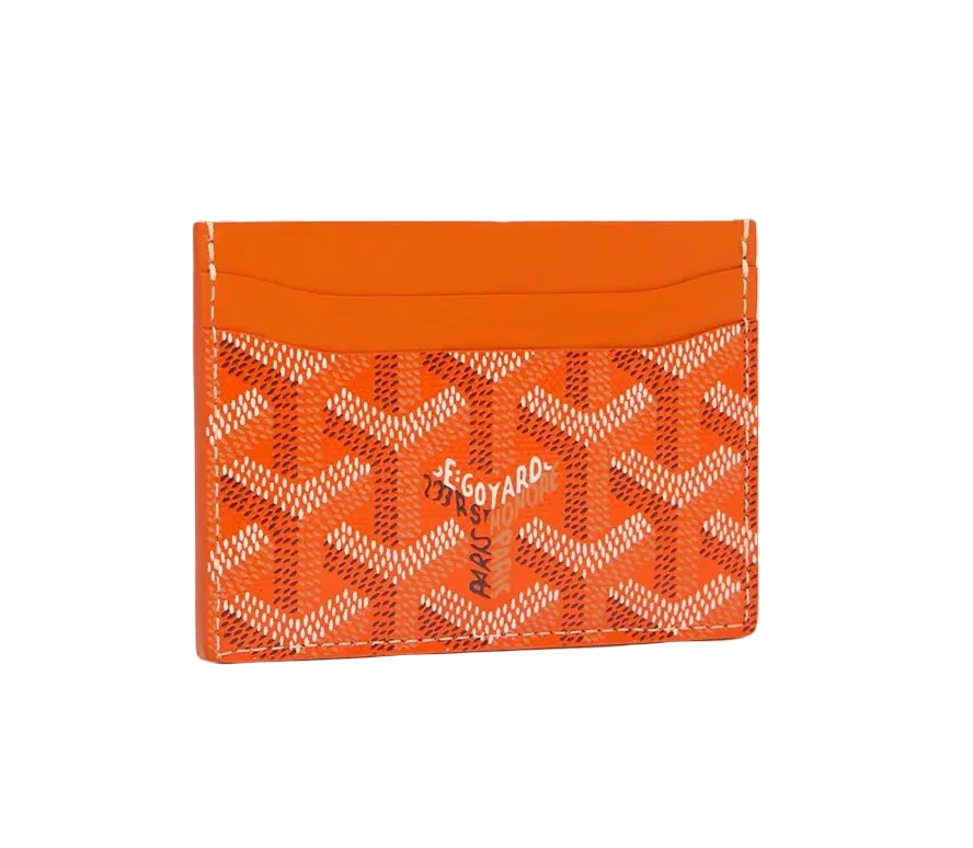 Goyard Card Wallet Orange