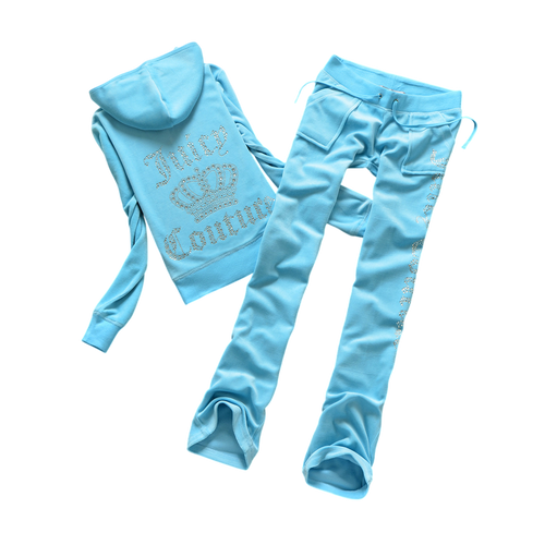 JUICY COUTURE SKY BLUE CROWN SET