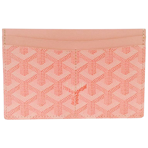 Goyard Card Wallet Pink