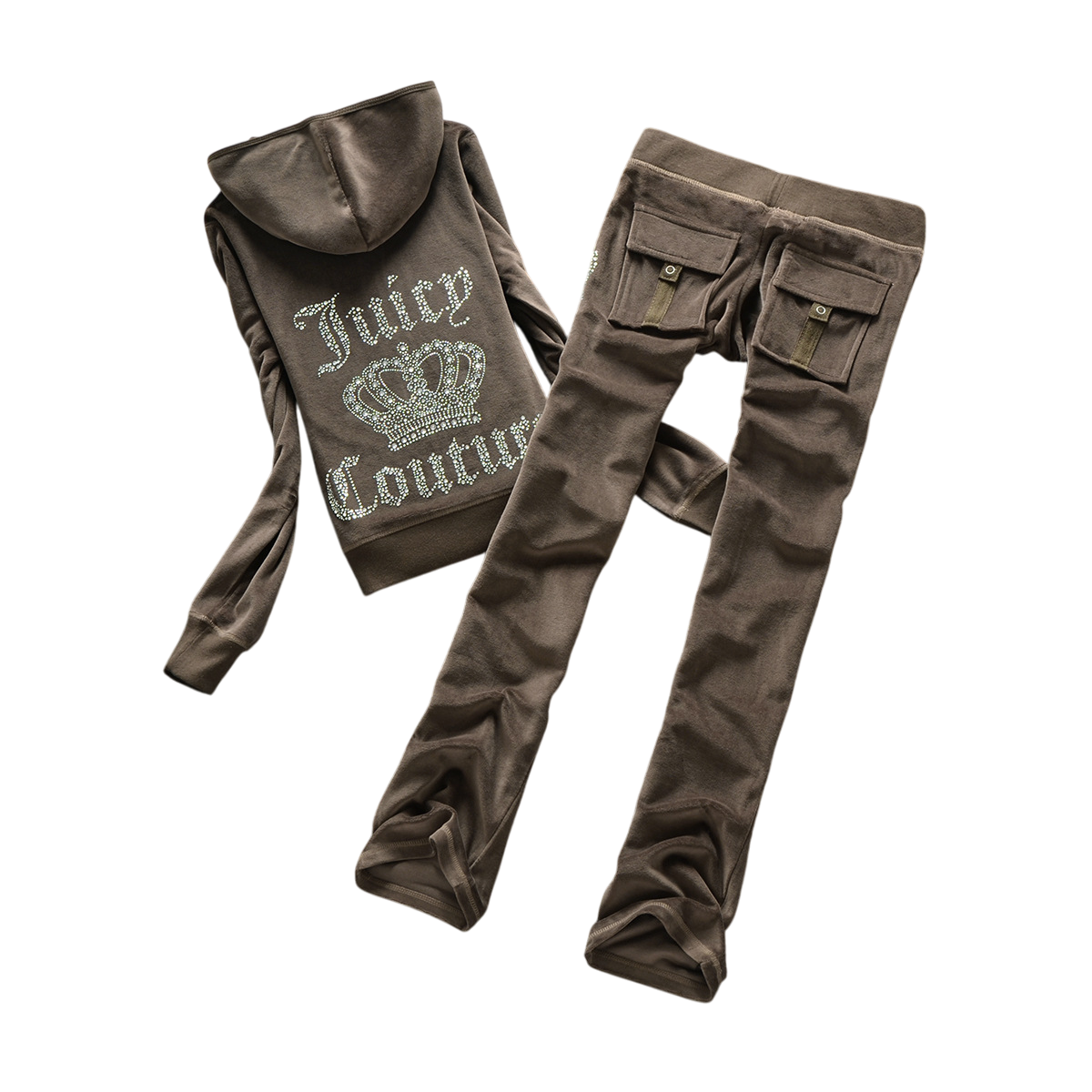 JUICY COUTURE BROWN CROWN SET